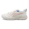 Li Ning Cushioning Slip Resistant Abrasion Resistant Low top Running Shoes Women's White Blue ARXT022-5