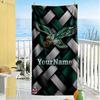 Philadelphia Eagles Personalized Name Beach Towel Soft Durable Quickdry