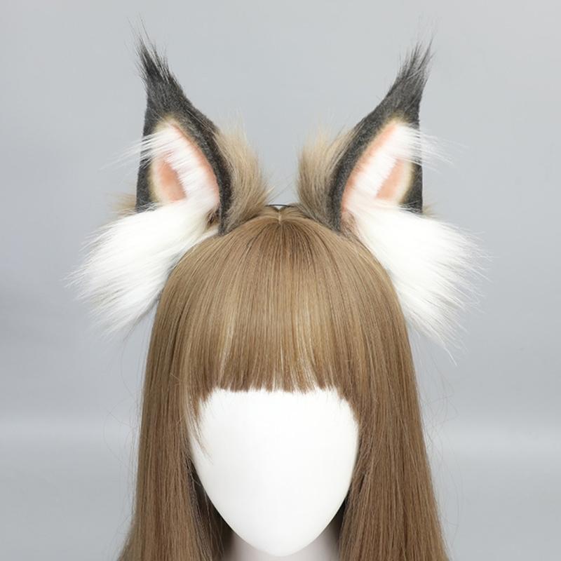 Mädchen Katzenohren Stirnbänder Plüsch Cosplay Animes Treffen Musikfestivals Haarreif