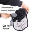 Chenille Dog & Cat Exfoliating Bath Towel Glove - Absorbent & Quick-Drying