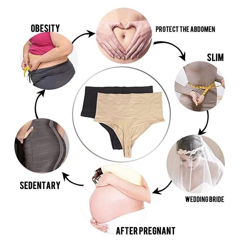 Ventre contrôle culottes femmes ventre Shaper taille haute sans couture string respirant minceur femme corps Shapers sous-vêtements