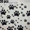 Puppy Dog Paws Party Supplies Tableware Plates Cups Tablecloth Banner Birthday