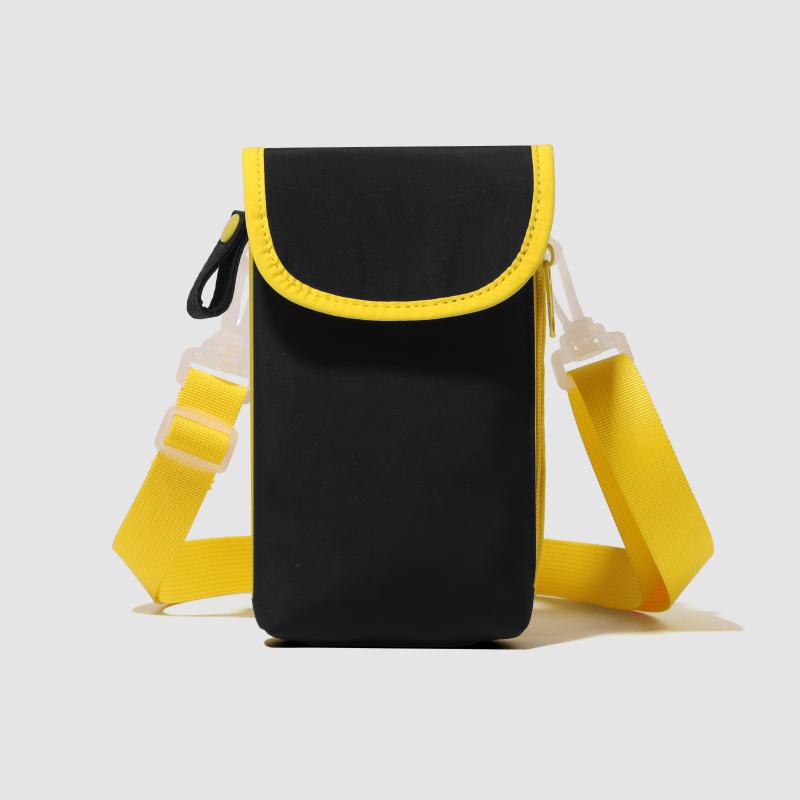 Color Block Shoulder Bag Women's Mobile Phone Bag Certificate Bag