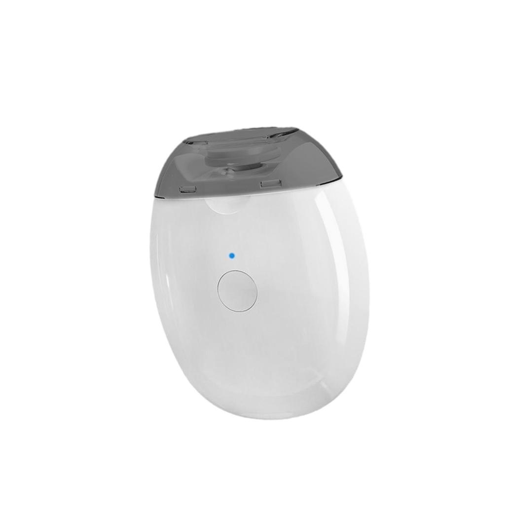 Electric Nail Cordless Automatic Fingernail Trimmer USB Cutter Scraps Storage PP Material