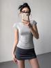 Women's Summer Yoga Mini Skirt: Anti-Exposure, Hip-Hugging A-Line for Petite Figures