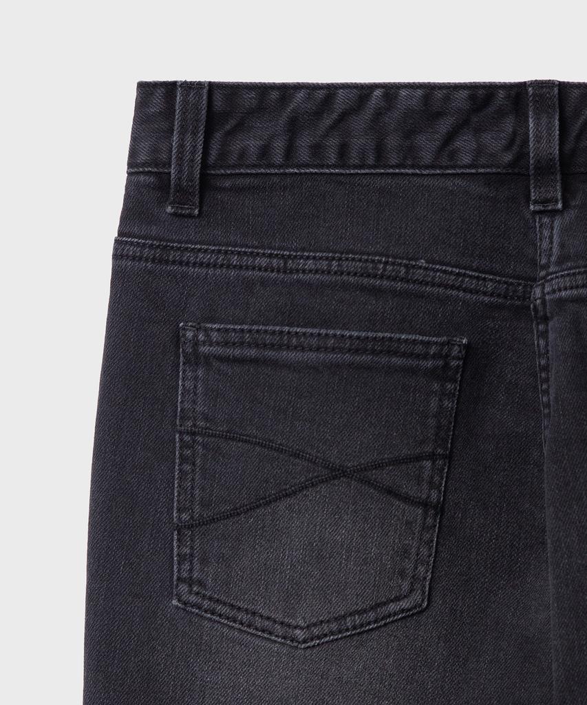 Bellie (W) True Flare Denim Pants - Black
