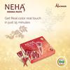 Neha Fast Instant Mehandi Cone - Pack of 12 Cones, 25g in each cone. (Maroon)