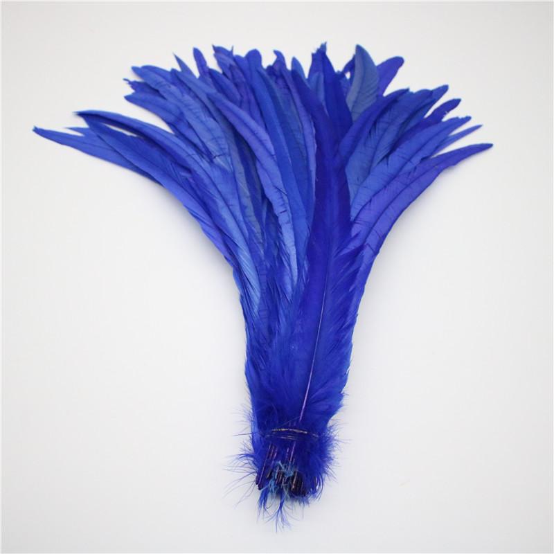 50pcs/lot Rooster Tail Feathers for Crafts 25-40cm/10-16inch Carnival Home for Dancers Diy Plume