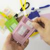 Simple Card & ID Holders PU Leather Card Bag Lightweight Large Capacity Coin Purse Zipper Pocket Pouch Credit Card Case Holders