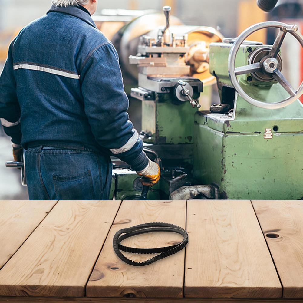 Lathe Maintenance 5M300 Lathe Belt V-Belt Black Cold Resistant Easy Installation High Elasticity Long Service Life