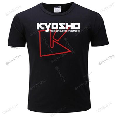 New Kyosho Japan RC Racing TShirt Graphic Tee Black Color Size S To 5XL Cotton Tshirt Men Summer Fashion Teeshirt Euro Size