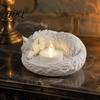 Wolf Candle Holder Shaped Candlestick Holder Matte 3D Print Stand Rustic Tea Light Stand Animal Tealight Candles Ornament for Home Fireplace