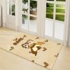 Custom Name "Adventurous Forest Friends" Carpet Rug Customizable Soft Washable Anti-Slip Home Living Room Sofa Mats Personalized Rug. 0909389