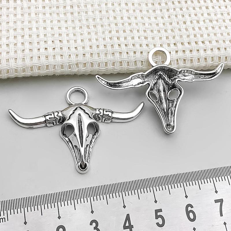 Personalized Tribal Bull Head Totem Pendant for DIY Bracelets and Necklaces