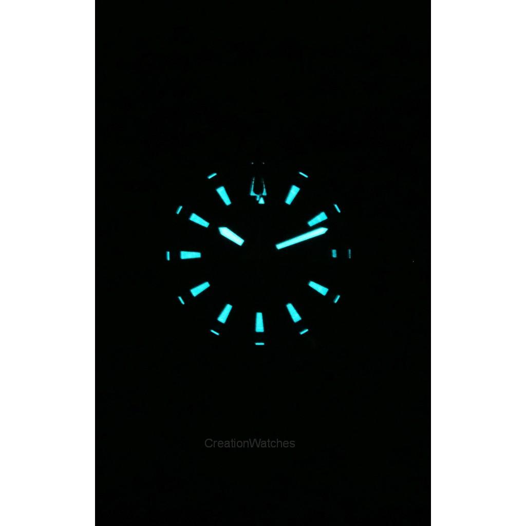 BULOVA Marine Star Curea din silicon neagră cadran maro Ceas de scafandru Precisionist Quartz 200M 98B421 pentru bărbați