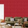 Wallpaper Geometric pattern red, clear detail 50x1000