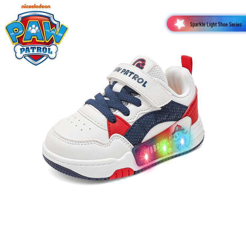 Paw Patrol Boys Light-Up Non-Slip Velcro Skate Shoes, Autumn 2025 Fashion 25
