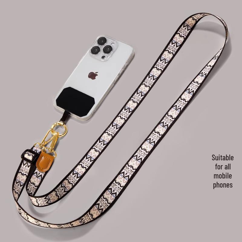 Vintage Crossbody and Camera Neck Lanyard: Durable, Unisex Strap with Elegant Fragrance Style for Phones