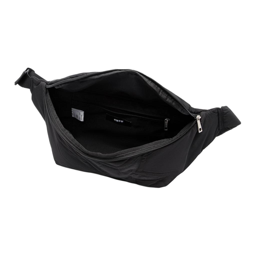 New LiNing Polyester Sling Bag Regular Unisex Black ABDU053-2