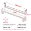 Modern Simple Stainless Steel Kitchen Cabinet & Wardrobe Handle for Doors and Drawers
