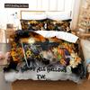 3D Halloween Bedding Sets Duvet Cover Set With Pillowcase Twin Full Queen King Bedclothes Bed Linen 200x200