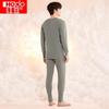 Men's Printed Pure Cotton Thermal Base Layer Set