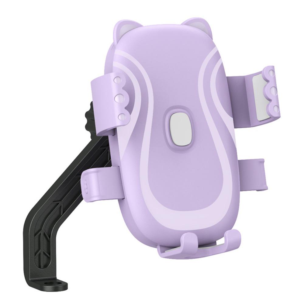 Anti-shake Bicycle Phone Holder 360° Rotatable Adjustable Electric Bike Phone Bracket Stable Non-slip Scooter Phone Clip Cycling