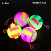 New Luminous Kids Glowing Ball Elastic Led Light Up Fun Squeeze Toys With Rope Squeaky Kid Prank Toy