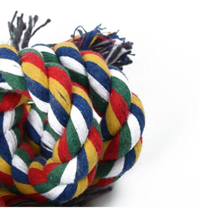 Parrot Chewing Toy Training Swing Chewing Rotating Climbing Rope Pet Supplies Thickened Color Cotton Rope Toy