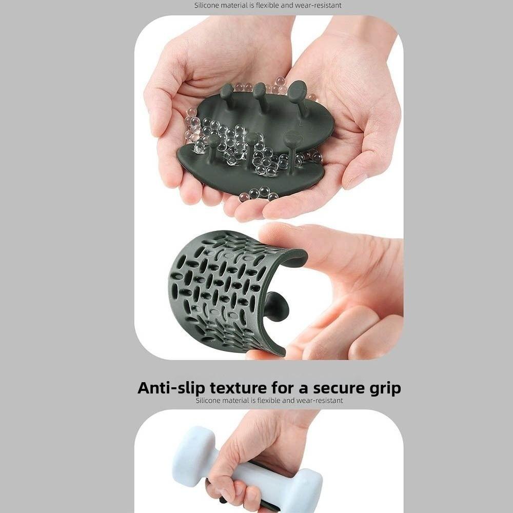 1 Pair 3-finger Workout Grip Gloves Anti-slip Dumbbell Grippers Weight Lifting Grips  Gym Training