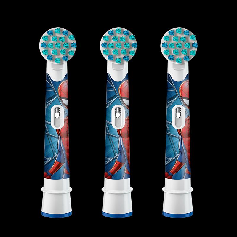 Oral-B Kids Spider-Man Electric Toothbrush Heads (3-Pack)
