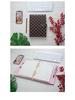 A5 Premium Leather Grid Pattern Binder Journal