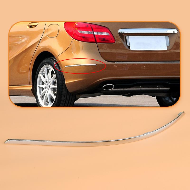 

Rear Left Side Chrome Bumper Moulding Strip Trim ABS 2468850921 fit for Mercedes B-Class W246