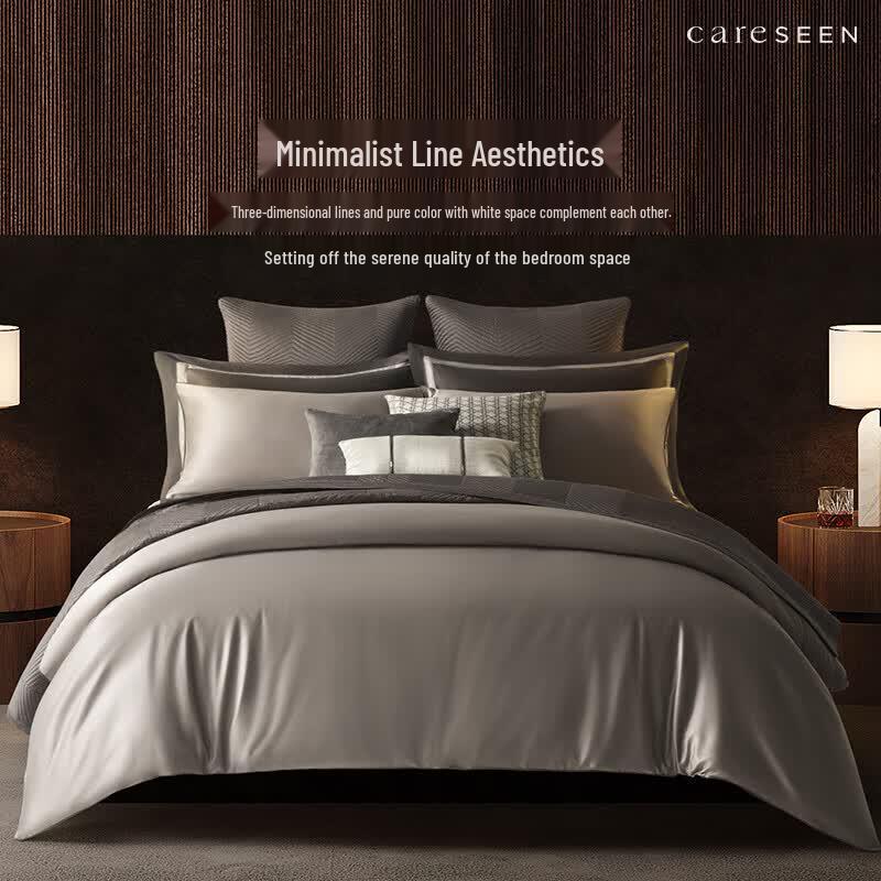 KangErXin Meno Monosaka Egyptian Cotton 4-Piece Bedding Set