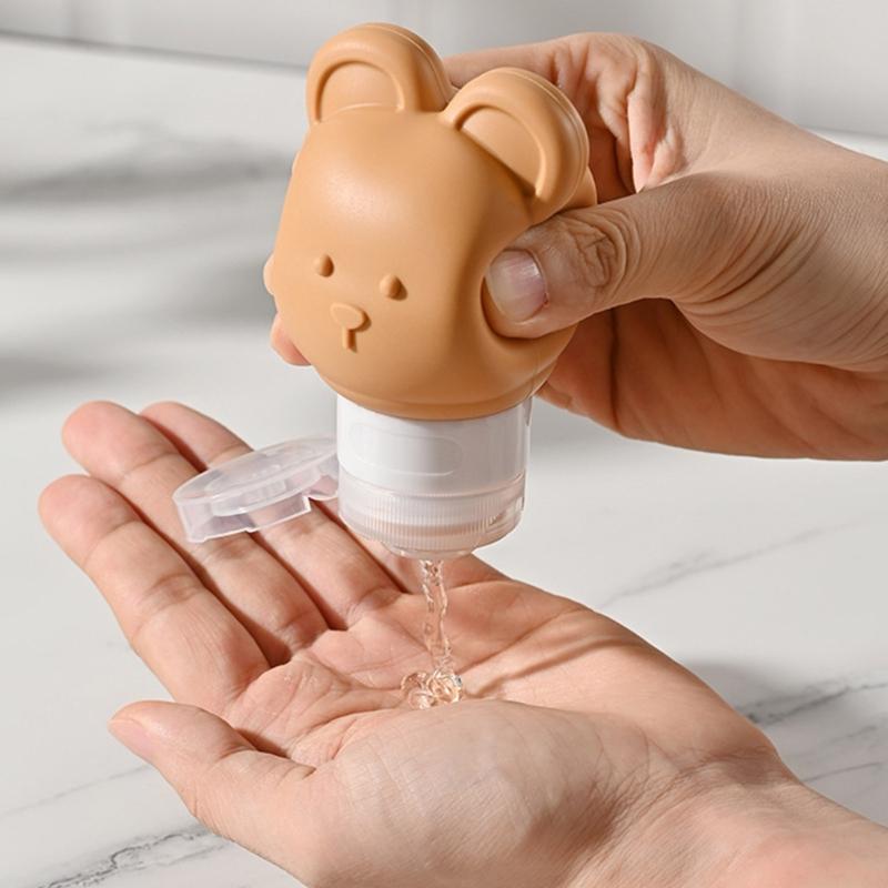 Travel Bottles for Toiletries Leak Proof Refillable Liquid Containers Silicone Squeezable Travel Accessories for Shampoo