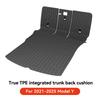 YZ TPE Car Floor Mats for Tesla Model Y Juniper 2025 2026 Luggage Mat Set Four Seasons Waterproof Anti-slip Trunk Mat