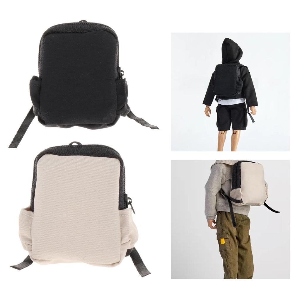 1:12 Scale Action Figures Backpack Simulation Pretend Toy Doll Accessories