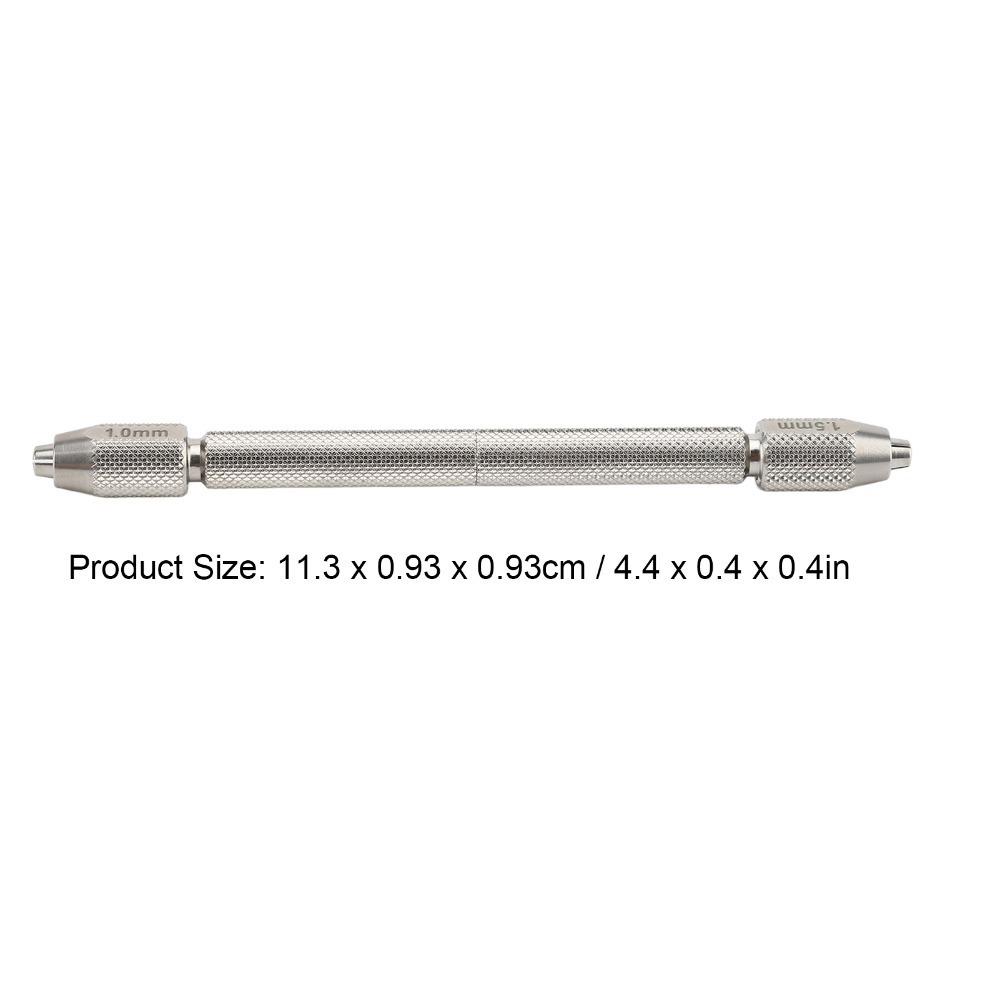 Steel Dual Head Chrome Steel Watch Winding Chuck Watch Internal Component Maintenance