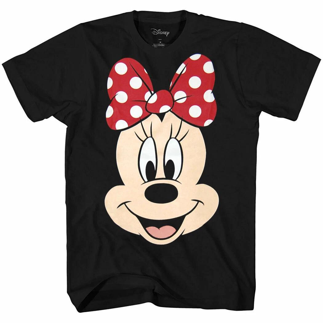 

Disney Minnie Mouse Face Big Smile 100% Cotton T-shirt Mens Tees Top M