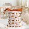 Nordic Dinosaur Baby Room Storage Bag - Waterproof Double Layer Wet/Dry Hanging Bag