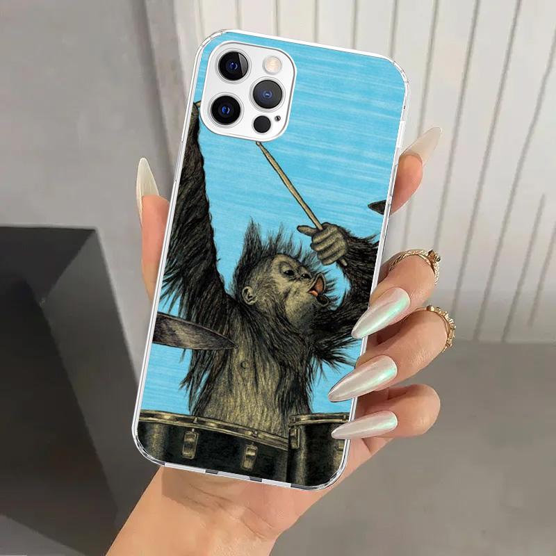 Musical Instrument Drum Rock Phone Case for Iphone 17 Air 16 15 Plus 14 13 Mini 12 11 Pro Max 16E 7 8 SE 2020 Soft Funda Print S