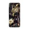 Black C-Clovers Anime Phone Case for Samsung Galaxy A17 A16 A15 A14 A13 A57 A56 A55 A54 A53 A37 A36 A35 A34 A33 A26 A25 A24 A23