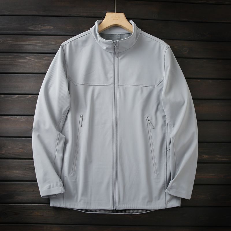Orders Are Available in Large Sizes. Men's Autumn and Winter Windproof and Waterproof Fleece Stand-Up Collar Soft Shell Jacket Men's Jacket