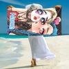 Personalized "Jinx: Power Dark" Beach Towel Microfiber Beach Towel Thin Absorbent for Beach Swimming Yoga Bath Sports. 0910245