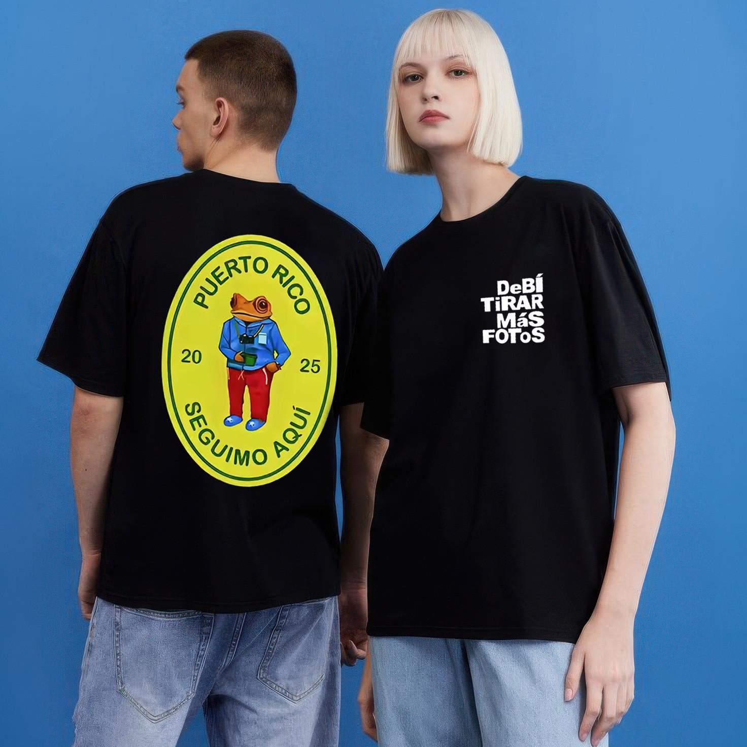 Bad Bunny T Shirt Debi Tirar Mas Fotos T Shirts Bad Bunny shirt for Fan Unisex L