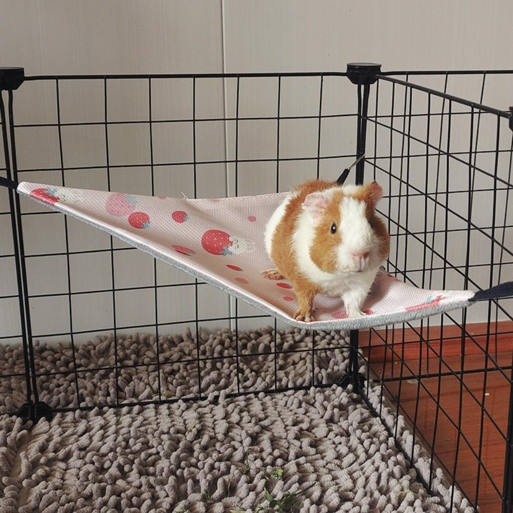 Breathable Hamster Triangle Hammock Skin-Friendly Pet Hammock Nest Guinea Pig Nest  Habitat