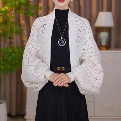Podzim/Zima Ležérní Elegantní Pletený Šál Svetr Útulný Teplý Stylový Zavinovací Šál pro Ženy