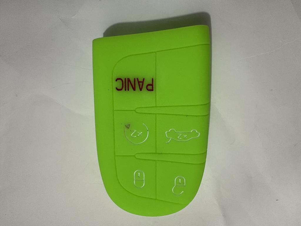 Silicone Car Key Case Cover For Jeep Renegade Compass Grand Cherokee For Chrysler Wrangler For Dodge Challenger Journey Charger