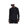 Under Armour Seamless Training Running Printed Long Sleeve T-Shirt Men Tops Black 1366500-001