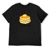 Japanese Pancake T-Shirt Vintage Short Sleeve Tee Funny T-shirt Summer Clothes Men Clothings